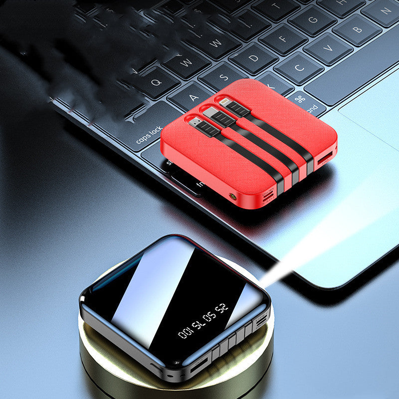 Power Bank With Data Cable Power Bank With Data Cable